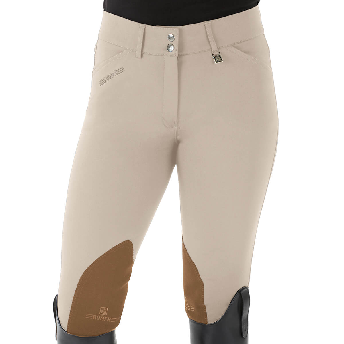 ROMFH Ladies Sarafina Knee Patch Euroseat Breech