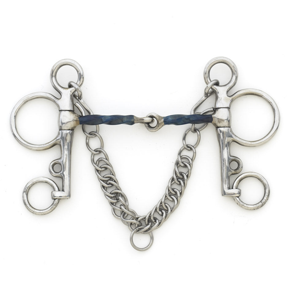 Centaur Blue Steel Slow Twist Tom Thumb Pelham Bit | 470533