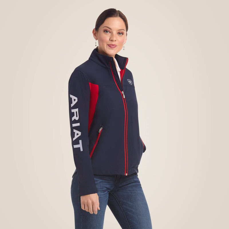 Ariat - Womens Softshell Team Jacket | 10028257 | Navy