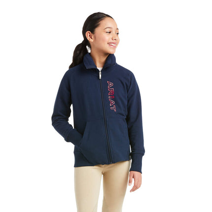 Ariat - Youth Team Logo Full Zip Sweatshirt 10037723