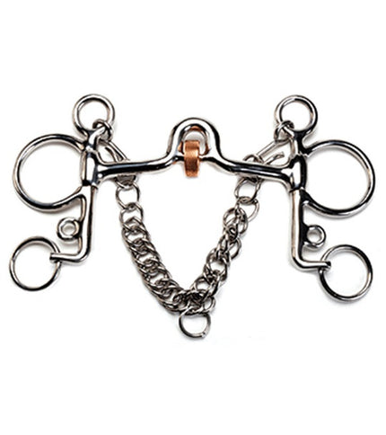 Jacks English Pelham Copper Roller Mouth Bit | 1706 | 5 |