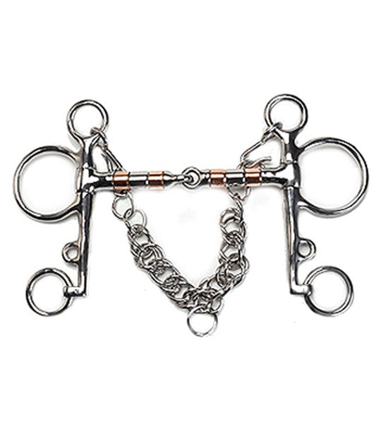 Jacks Copper Roller Pelham Bit | 1711 | 5 |