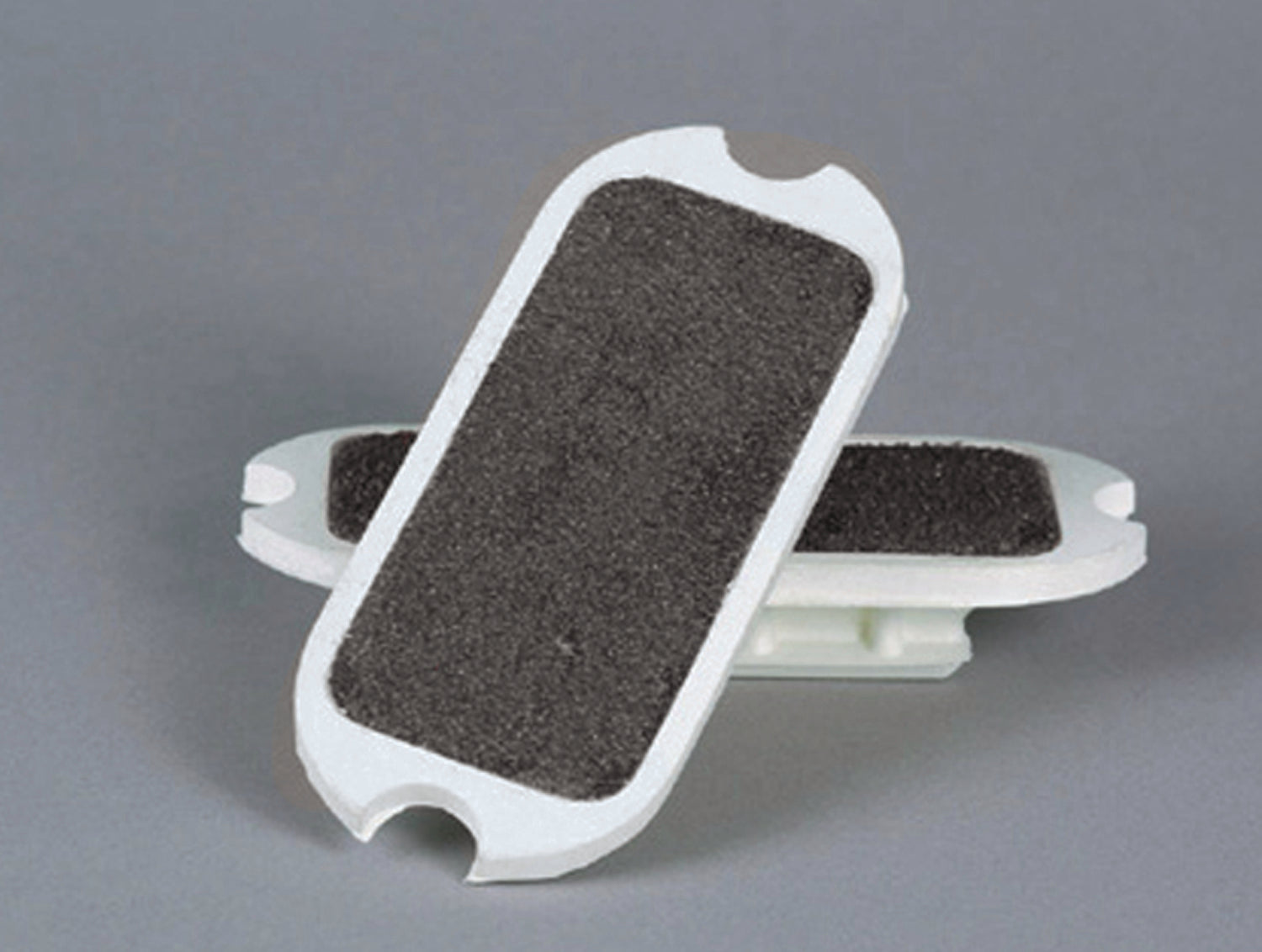 Sand Paper Stirrup Pads | 454688 | White | 4-1/4