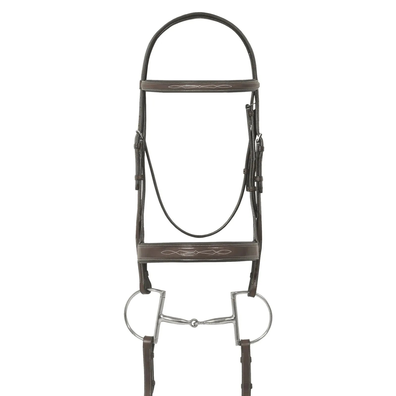 Ovation Fancy Wide Nose Bridle | 467189 | Dark Brown |