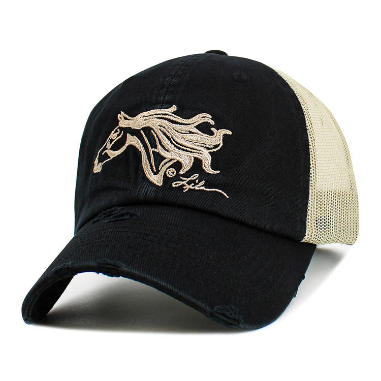 AWST - Lila Vintage Mesh Horse Head Cap  63-096