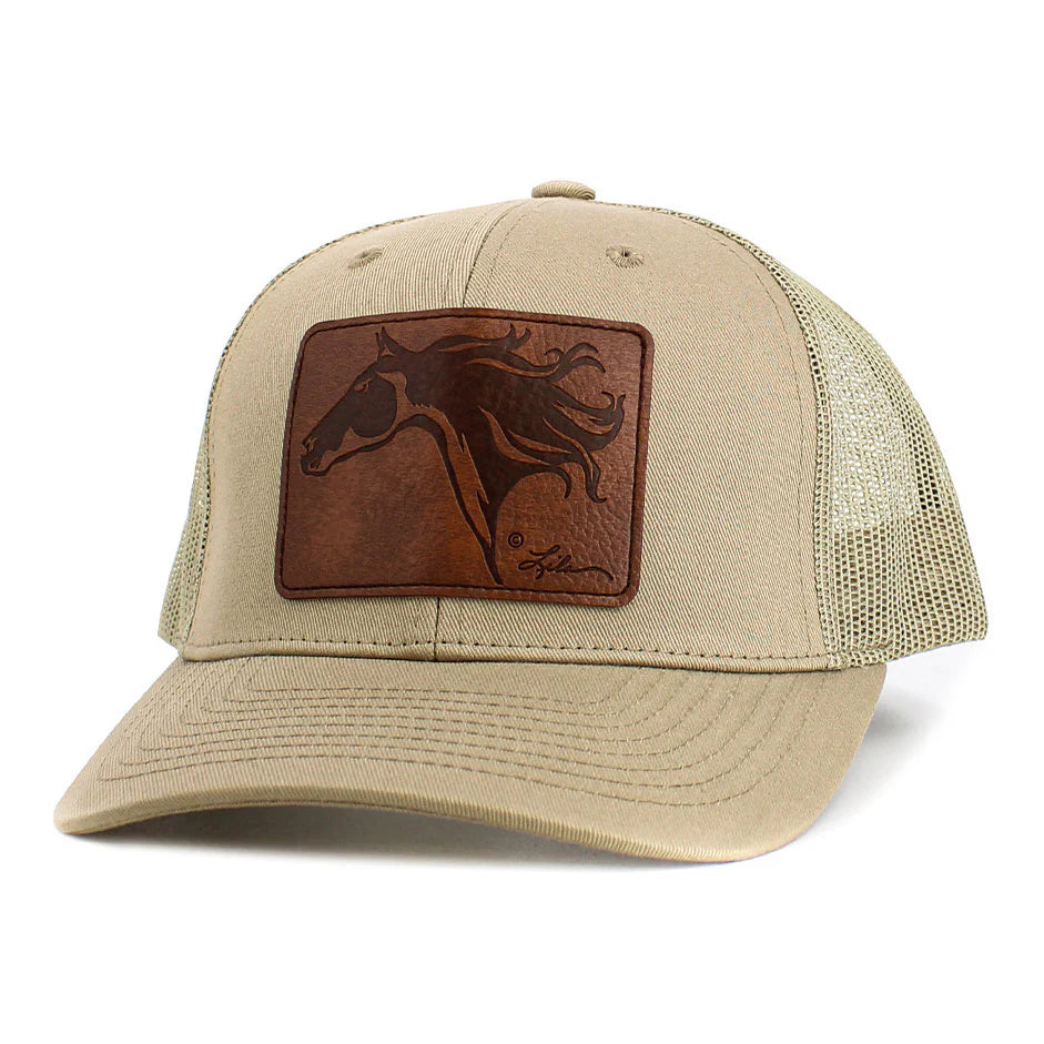 AWST - Lila Horse Head Patch Cap  63-097