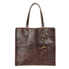 AWST - Snaffle Bit Leather Tote Bag  63-038