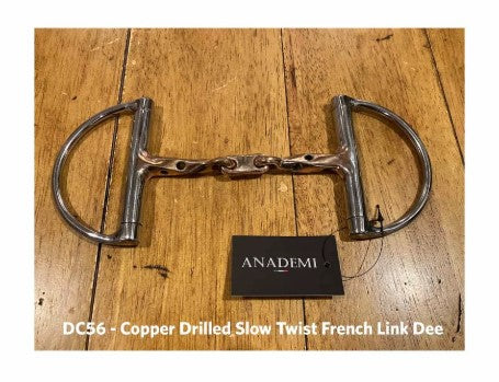Anademi - Bit |DC56 | Drilled Copper Slow Twist French Link Dee