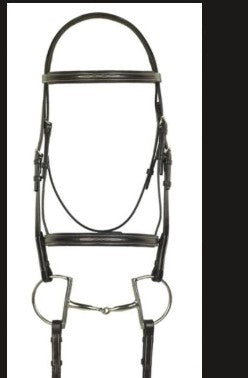 Bridle | 1509 | Fancy Mildly Square Raised Padded Bridle with Fancy Lace Reins | Aramas