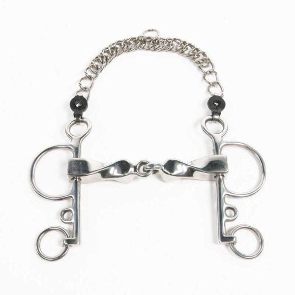 Metalab Thick Twist Jointed Pelham Bit | 008P030 | Stainless Steel | 5 1/4 |