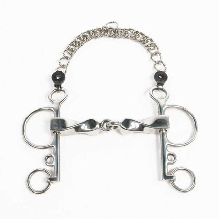 Metalab Thick Twist Jointed Pelham Bit | 008P030 | Stainless Steel | 5 1/4 |