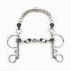 Metalab Thick Twist Jointed Pelham Bit | 008P030 | Stainless Steel | 5 1/4 |