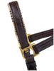 Halter - 5/A | 7130 | Baker Lexington Leather Halter Havana