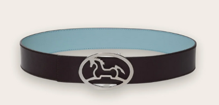 Belt - Reversible | BB02 | Choc/Aqua | RJ Classics