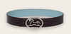 Belt - Reversible | BB02 | Choc/Aqua | RJ Classics