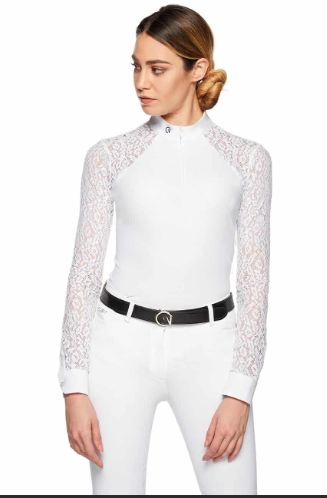 CWT06D031 | Ego 7 | LS | Florentine Ladies Shirt | White