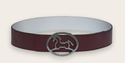 Belt - Reversible | BB04 | Merlot/Silver | RJ Classics