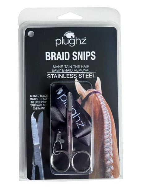 Plughz Braid Snips Stainless Steel
