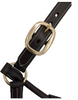 RHC | RS1518 | Padded Halter in American Leather w/Fancy Stitch & Brass Hardware
