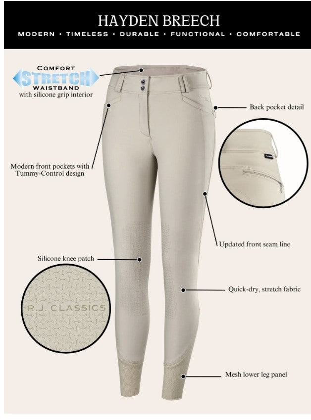 RJ Classic Women's Breech - Hayden / Sand / HDN7851