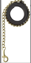 Lead Leather w/chain brown/brass | 471136 | Richtan |
