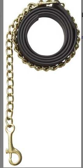 Lead Leather w/chain brown/brass | 471136 | Richtan |