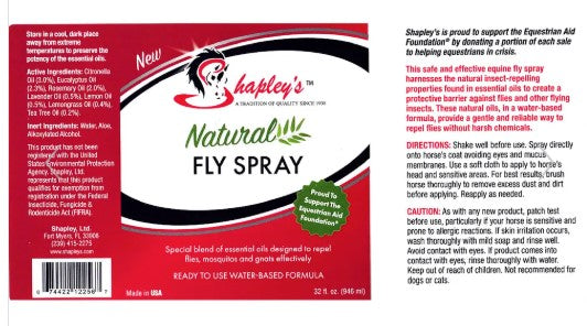 Shapley's Natural Spray 32oz
