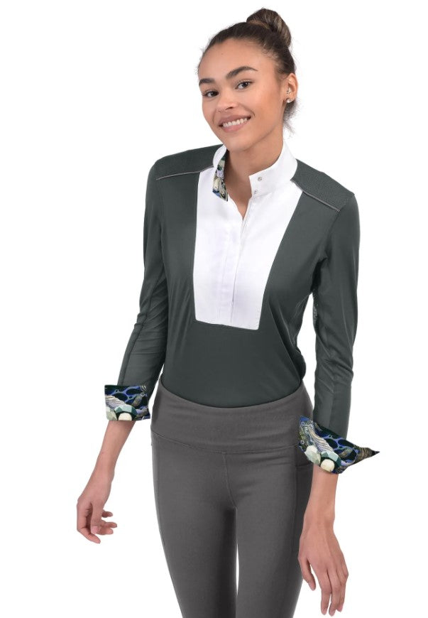 Chestnut Bay SkyCool Liberty LS Show Shirt Ladies Street Green CB8050