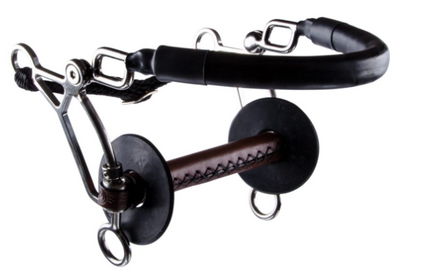 Trust Bit | E25740 | Leather Hackamore Combi Short | Brown |