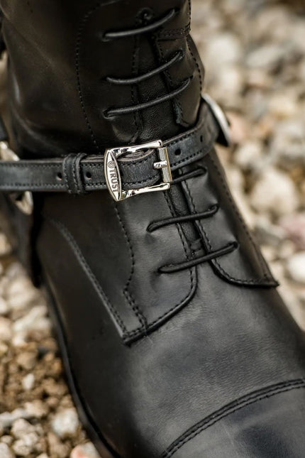 Trust Spur Strap | E48407 | Black/Silver Roller Buckle 18 inch