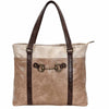 AWST - Colorblock Snaffle Bit Laptop Tote  63-055