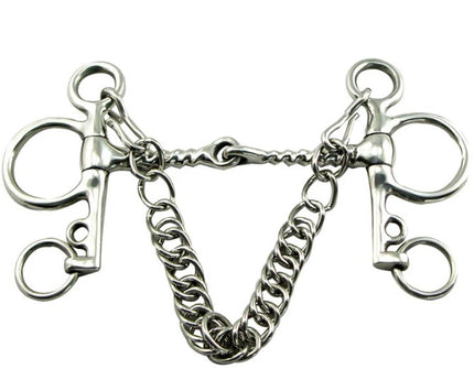 Coronet Bit Tom Thumb Corkscrew Pelham Jointed | 210876 | Stainless Steel | 5