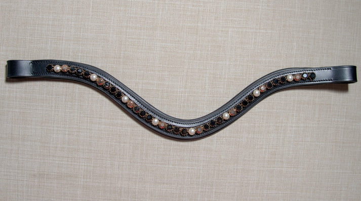 Red Barn - Curved Cobalt & Copper Browband | 539301 |