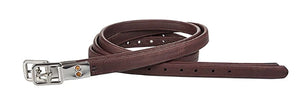 MTL Platinum Stirrup Leathers | 30143 | Chocolate/Cognac | 54