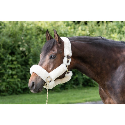 Perri's - Shipping Halter with Sheepskin | 125 | White