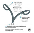 Helite Saddle Strap | SADDLESTRAP | Black | One