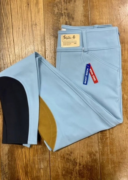 1924 | TS | Mid Rise Side Zip BootSock Breeches | Feeling Blue |