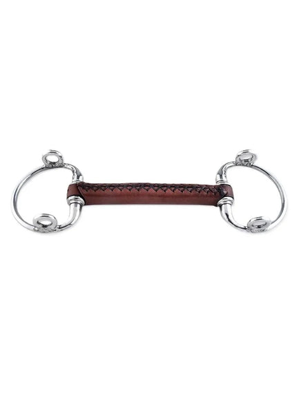 Trust Rolled Leather Eggbutt Gag Bit | E27329 |