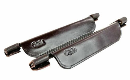 Walsh Leather Blinkers | 8110 | Havana | One Size