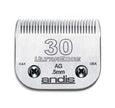 ANDIS  ULTRAEDGE  BLADE SET #30 1/50 INCH BLADE CUT - 0.5 MM