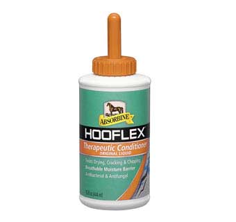 HOOFLEX  THERAPEUTIC CONDITIONER LIQUID AND BRUSH 15 FL OZ