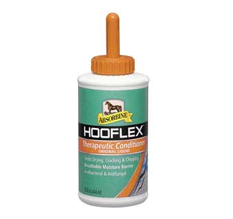 HOOFLEX  THERAPEUTIC CONDITIONER LIQUID AND BRUSH 15 FL OZ