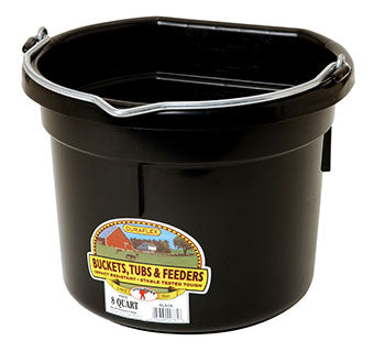 FLAT BACK PLASTIC BUCKET - EACH