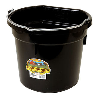 FLAT BACK PLASTIC BUCKET - EACH