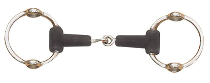 Centaur | 405690 | Jointed Black Rubber Mouth Eggbutt Gag Bit |