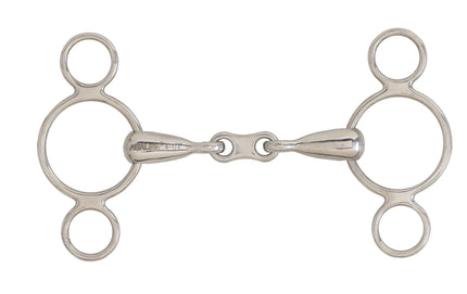 Bit | 464325 | Centaur French Link 2-Ring Gag |02