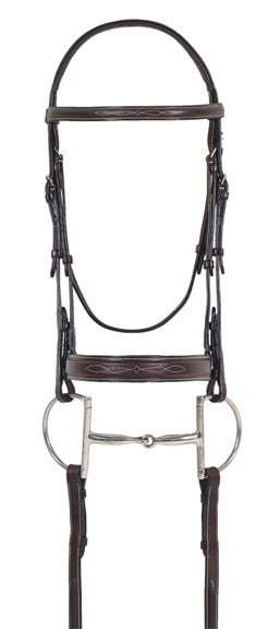 Ovation - Elite Comfort Crown - Fancy Stitch Wide Noseband Bridle