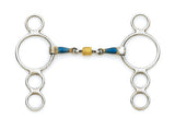 Centaur Blue Steel Double Jointed w/ Brass Rings 3-Ring Bit | 468625 |