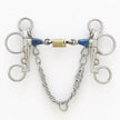 Centaur Blue Steel Double Jointed w/ Brass Rings Tom Thumb Pelham Bit | 470289 |