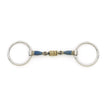 Centaur Blue Steel Double Jointed Loose Ring Bit with Brass Rings | 470553 |